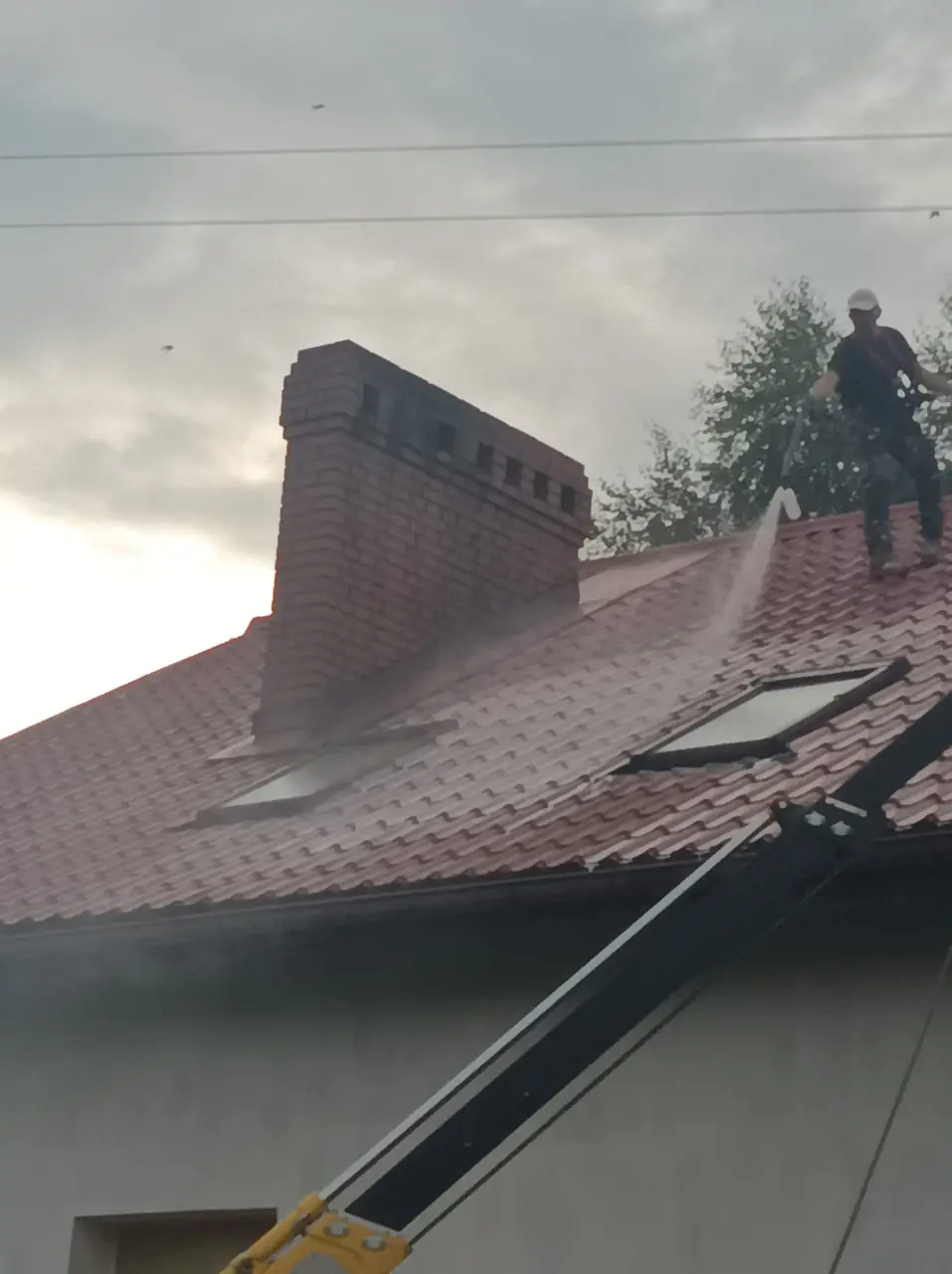 Impregnacja dachówki ceramicznej metodą natryskową